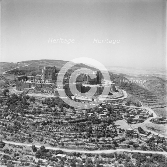 Krak des Chevaliers, Syria, c1950s(?).  Artist: Aerofilms.