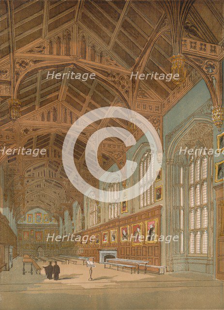 'Christ Church Hall, Oxford', c1845, (1864). Artist: Unknown.