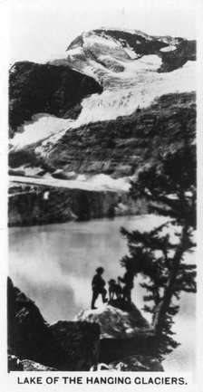 Lake of the Hanging Glaciers, Canada, c1920s. Artist: Unknown