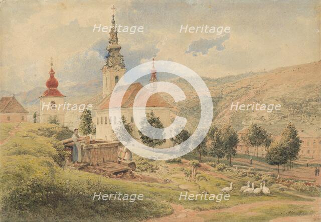 Village church, 1840. Creator: Jakob Alt.