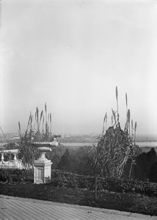 Arlington National Cemetery - View, Washington In Distance, 1912. Creator: Harris & Ewing.