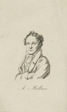 Amandus Gottfried Adolf Müllner (1774-1829) , 1810-1820. Creator: Anonymous.