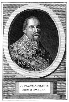Gustavus Adolphus, King of Sweden. Artist: Unknown