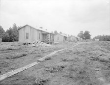 New cabins at Hill House, Mississippi, 1936. Creator: Dorothea Lange.