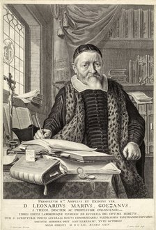 D. Leonardus Marius Goezanus, pub. 1654 (engraving). Creator: Claes Corneliszoon Moeyaert (1592–1655) after.