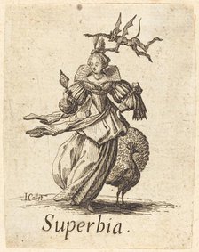 Pride (Vanity), probably after 1621. Creator: Jacques Callot.