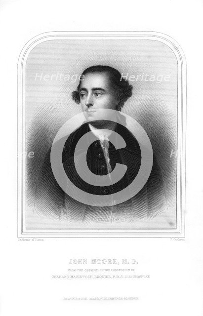 John Moore, Scottish physician and writer, (1870).Artist: J Cochran