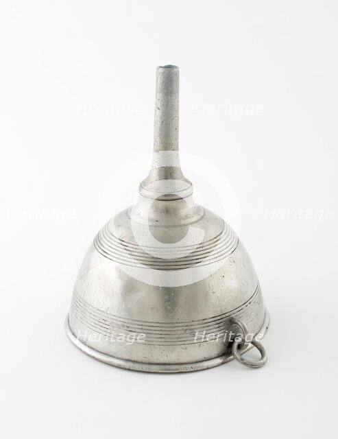Ale or Wine Funnel, England, c. 1800. Creator: Unknown.