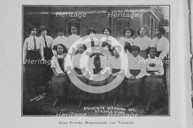 Some future homemakers and teachers; [Saint Mark's School; Birmingham, Alabama], (1923?). Creator: Unknown.