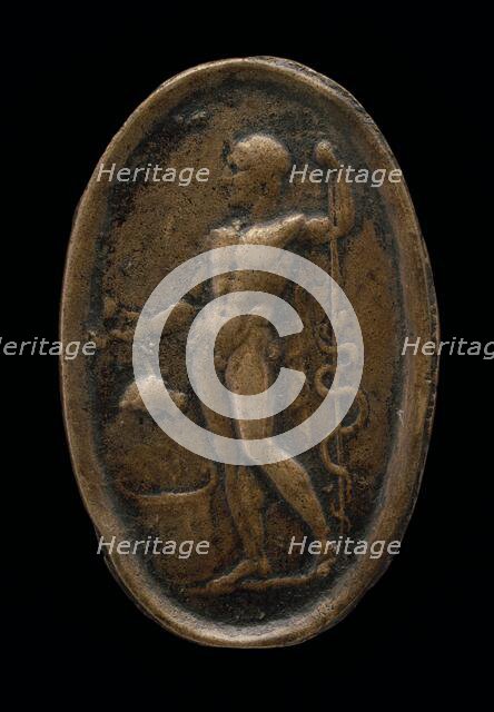 Aesculapius, 15th century. Creator: Unknown.