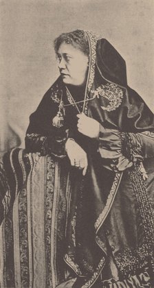Helena Blavatsky (1831-1891), c. 1875.
