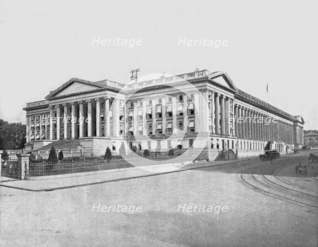 Treasury Building, Washington DC, USA, c1900. Creator: Unknown.