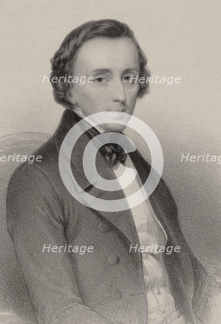 Portrait of the composer Frédéric Chopin (1810-1849), 1847.