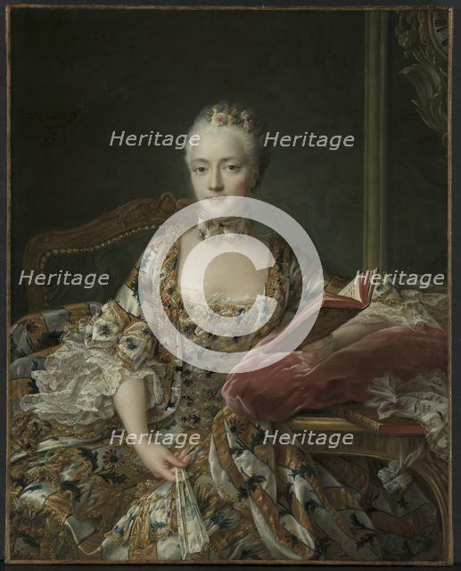 Portrait of the Marquise dAguirandes, 1759. Creator: François Hubert Drouais (French, 1727-1775).