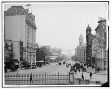 Pennsylvania Avenue, Washington, c1902. Creator: William H. Jackson.