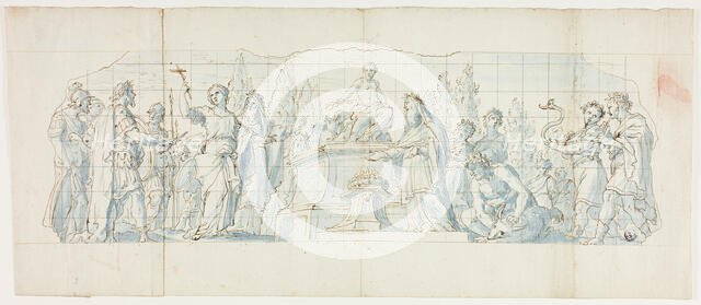 Saint Bibiana Refusing to Sacrifice to Jupiter, n.d. Creator: Antonio Grano.