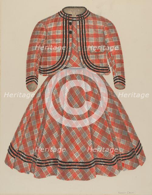 Boy's Dress and Jacket, c. 1940. Creator: Nancy Crimi.
