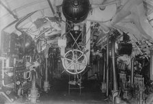 U.S. Submarine -- amidships, looking forward, between c1910 and c1915. Creator: Bain News Service.