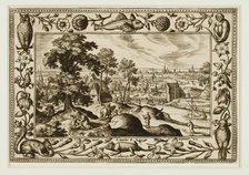 The Parable of the Good Samaritan, from Landscapes with Old and New Testament Scenes and..., 1584. Creator: Adriaen Collaert.