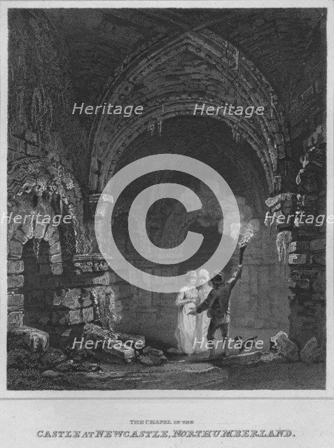 'The Chapel in the Castle at Newcastle, Northumberland', 1814. Artist: John Greig.