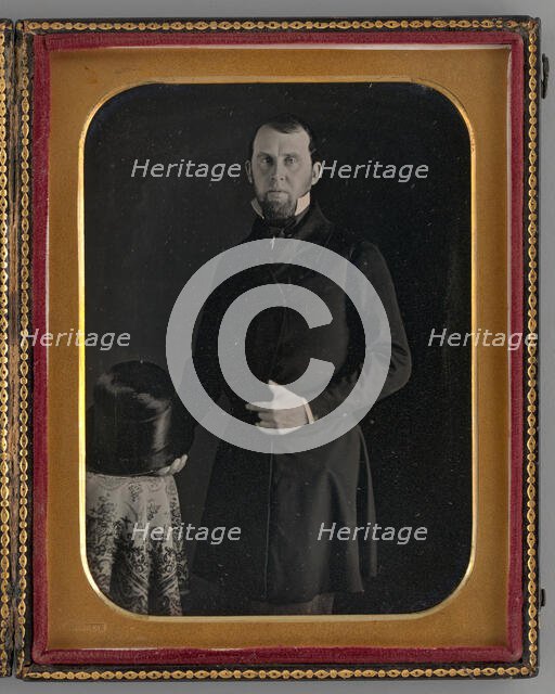 Untitled (Portrait of a Standing Man), 1848. Creator: Edward Tompkins Whitney.