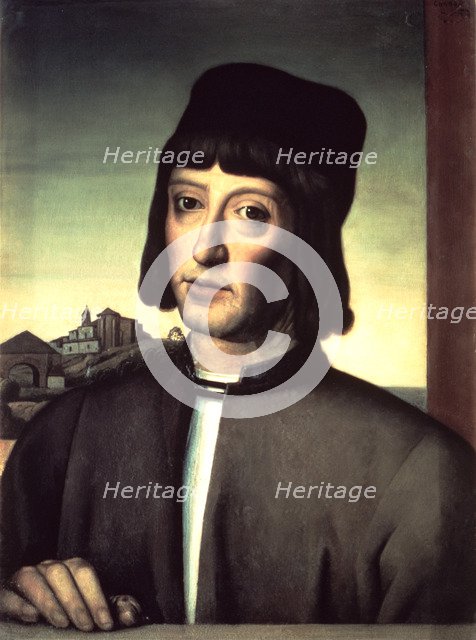 Martín Alonso Pinzón (1440-1493), captain of the caravel 'Pinta' which together with 'Niña' and '…