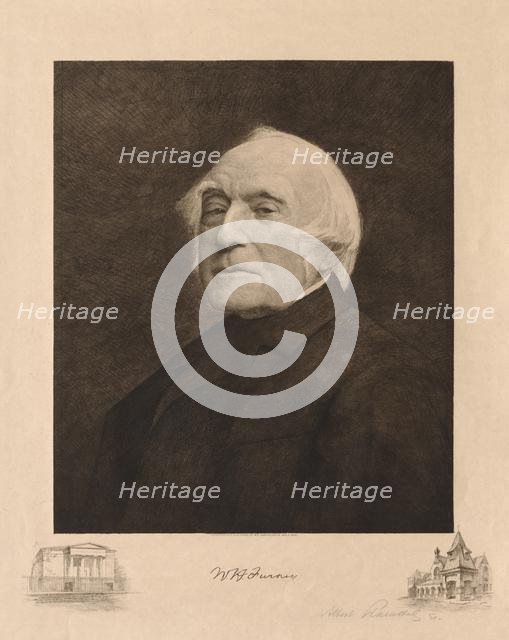 W. H. Furness, 1896. Creator: Albert Rosenthal (American, 1863-1939).