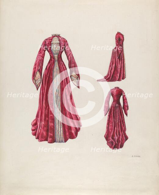 Dress, c. 1937. Creator: Al Curry.