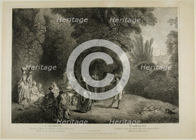 The Country Bagpipe, n.d. Creator: Jean Moyreau.