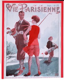 Cover of Vie Parisienne magazine, French, 1929. Artist: Unknown