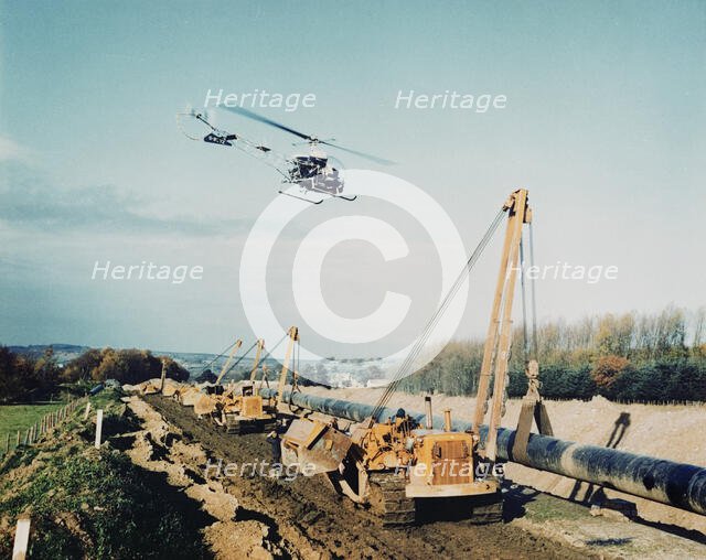 Brampton Gas Pipeline, Cumbria, 07/1975. Creator: John Laing plc.