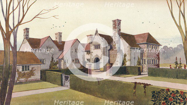 'House at Dorchester', c1911. Artist: Unknown.