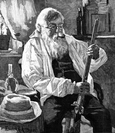 The First of September: An Early Love, 1883. Creator: Eugène Froment.