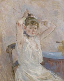 The Bath, 1885-86. Creator: Berthe Morisot.
