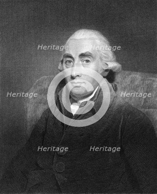 Joseph Black, 18th century Scottish physicist and chemist, (1836).Artist: James Posselwhite