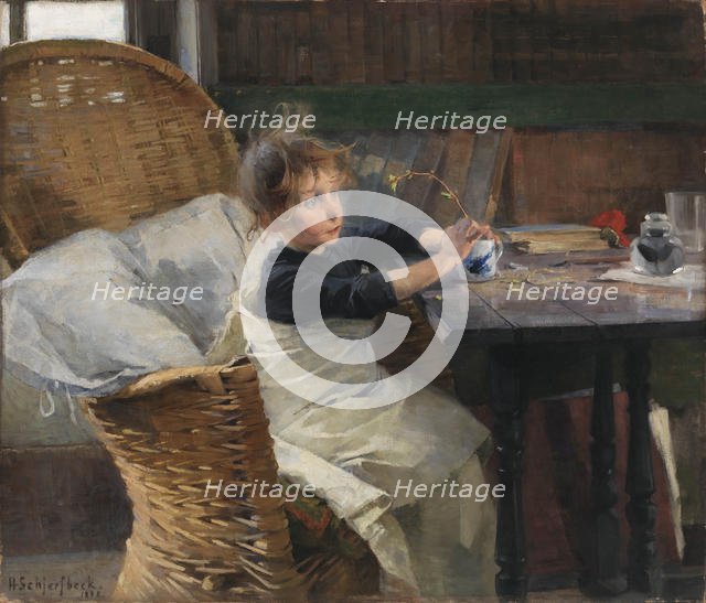 The Convalescent , 1888. Creator: Schjerfbeck, Helene (1862-1946).