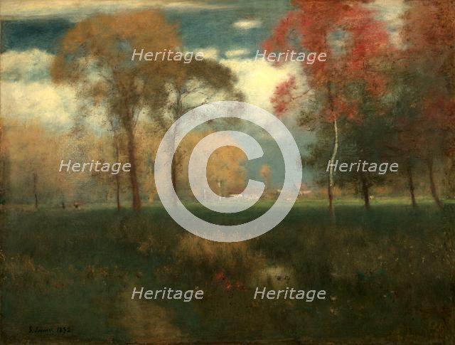 Sunny Autumn Day, 1892. Creator: George Inness (American, 1825-1894).