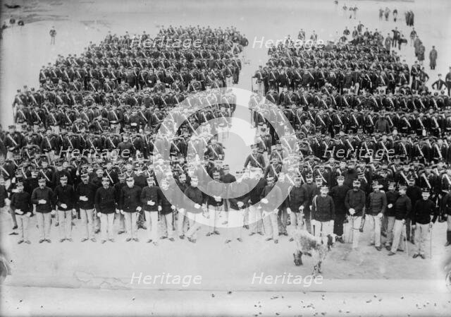Greek Infantry, between c1910 and c1915. Creator: Bain News Service.