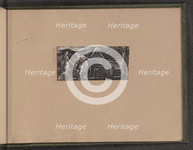 Thenot and Colinet Lead their Flocks Together, 1821. Creator: William Blake.