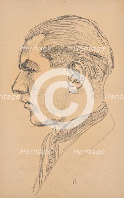 Portrait of Franz Barwig the Younger, around 1921. Creator: Franz Barwig the Elder.