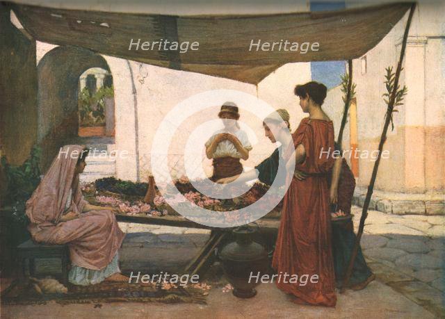 'A Grecian Flower Market', c1880, (c1930).  Creator: John William Waterhouse.