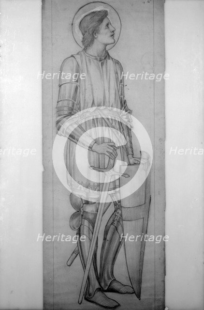 Stained glass cartoon by JH Dearle, 1921. Artist: John Henry Dearle