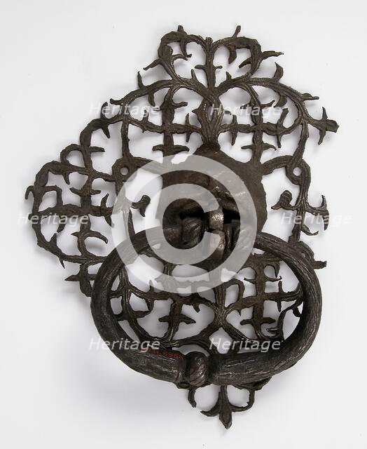 Door handle, German, 15th century. Creator: Unknown.
