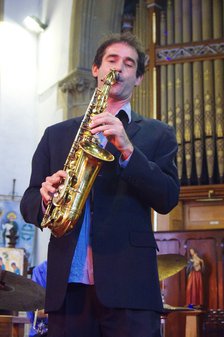 Tommaso Starace, Eastbourne Jazz Festival, Christ Church, Sept 2018. Creator: Brian O'Connor.