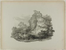 Brimham Rocks, near Pateley Bridge Yorkshire, 1821. Creator: Francis Nicholson.