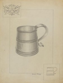 Silver Mug, c. 1936. Creator: Michael Fenga.