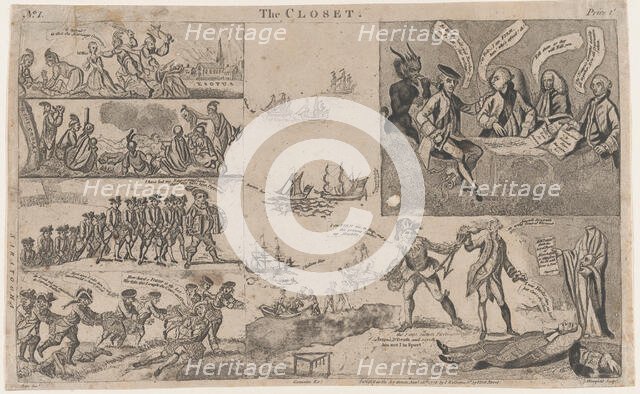 The Closet, January 28, 1778., January 28, 1778. Creator: Anon.