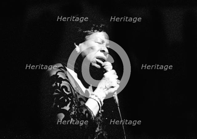 Betty Carter, Ronnie Scott's Jazz Club, Soho, London, March 1994. Creator: Brian O'Connor.