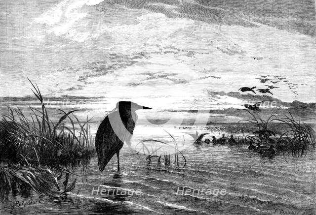 The Months: a solitary Christmas Eve, 1871. Creator: John Greenaway.