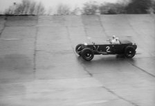 Stripped Invicta 4-seater racing at a BARC meeting, Brooklands, Surrey, 1930s Artist: Bill Brunell.